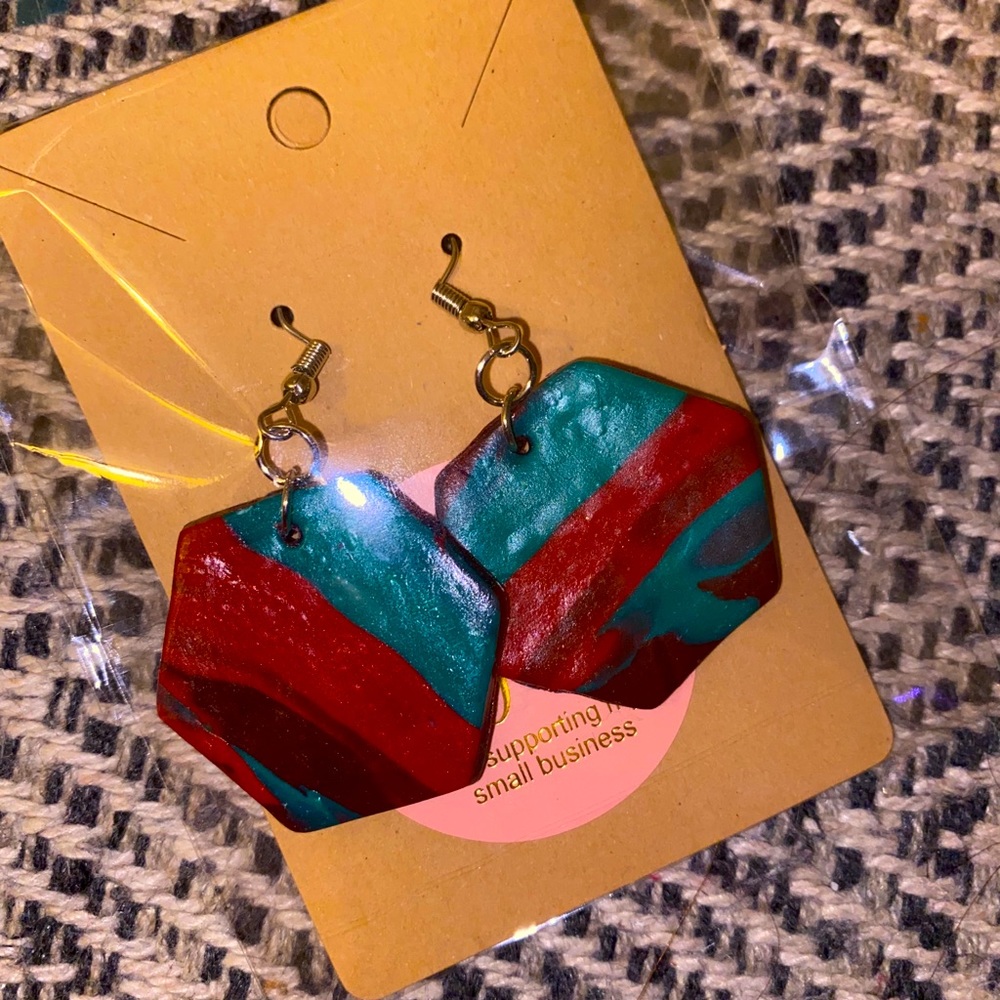 POLYMER CLAY EARRINGS🖤